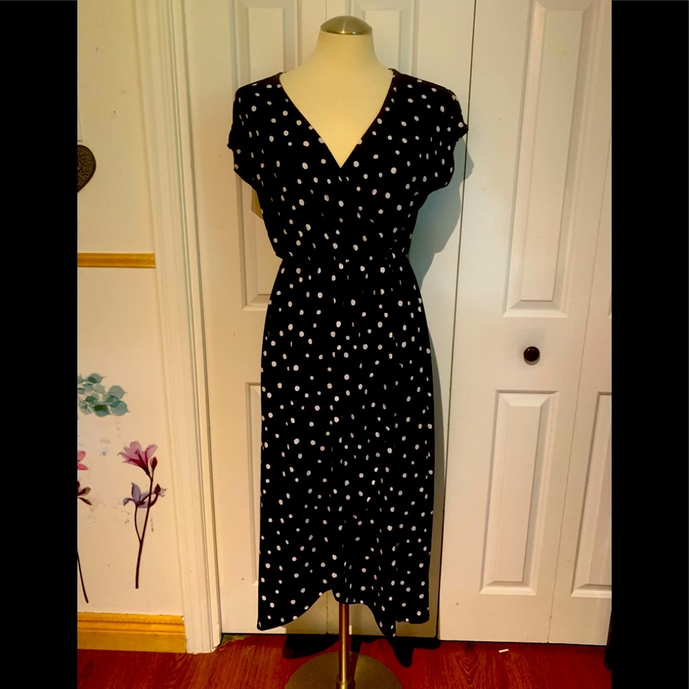 NWT Polka Dot Tie Dress